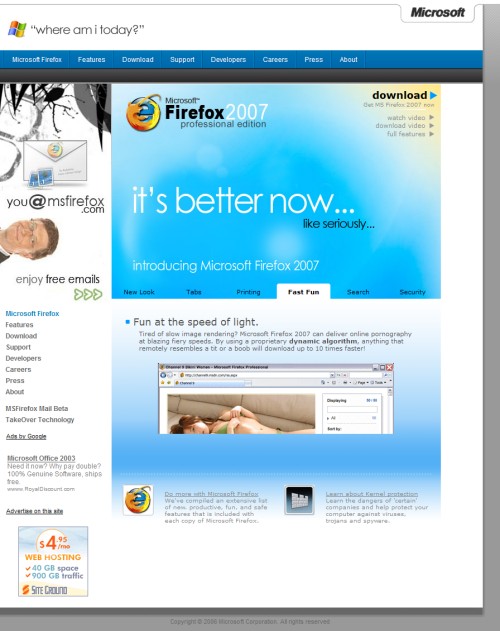 Ms Firefox 2007