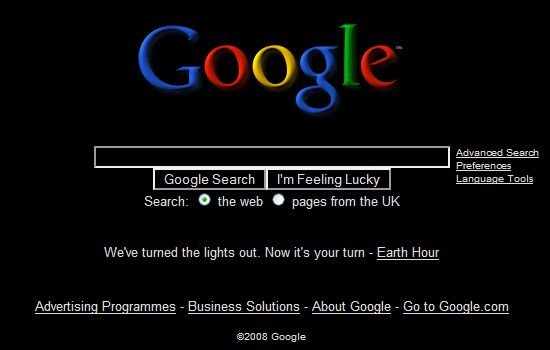 Lights out at Google UK
