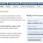 Dodawanie środków na konto PayPal przelewami bankowymi