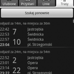 Transportoid - rozkład jazdy w telefonie z Androidem