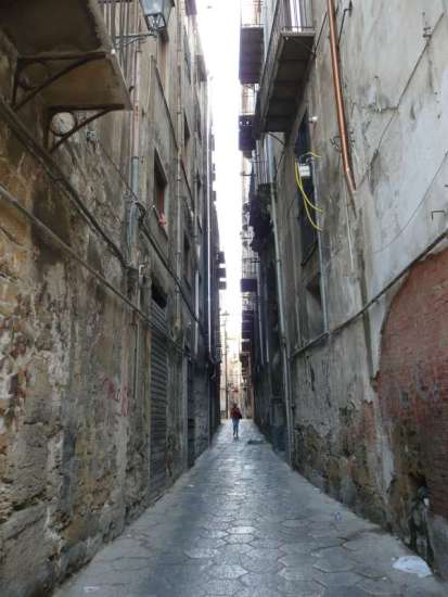 Palermo - jedna z bocznych uliczek
