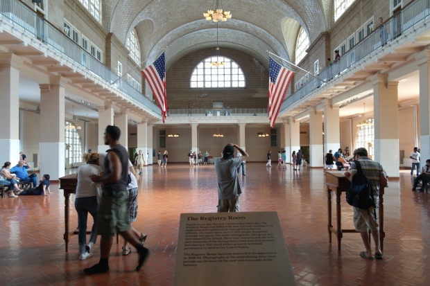 Hala główna Ellis Island Immigration Museum