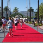Czerwony dywan przed Universal Studios