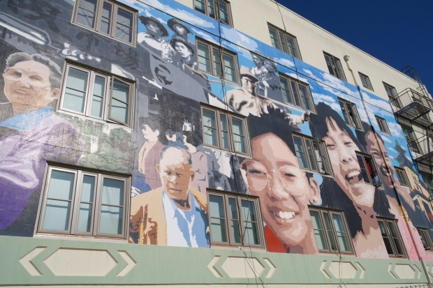 Mural w Chinatown, San Francisco