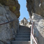 Wejście na szczyt Moro Rock
