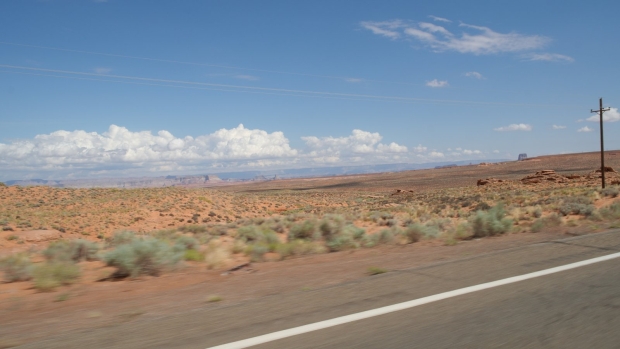 W drodze do Antelope Canyon