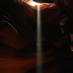 Światło w Antelope Canyon