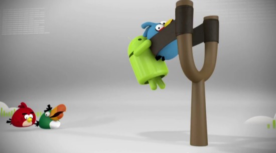 Angry Birds i Android w reklamie Motorola XPRT