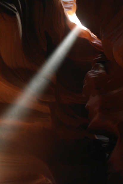 Światło w Antelope Canyon